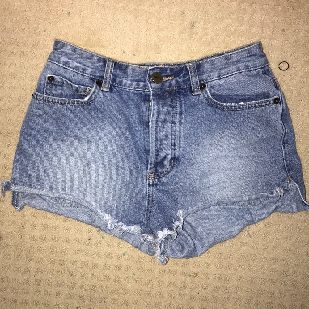 Amuse Society Blue Jean Shorts